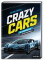 Text: "ROLAND LÖWISCH CRAZY CARS DIE LUXURIÖSESTEN AUTOS DER WELT." Ein luxuriöser Sportwagen auf einem Buchcover.
