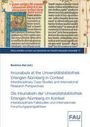 Texte: "Beatrice Alai (ed.)", "Incunabula at the Universitätsbibliothek Erlangen-Nürnberg in Context...", "FAU Logo". Historisches Seitenlayout.