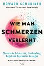 Der Titel lautet "Wie man Schmerzen verlernt". Dahinter ist eine farbige Illustration eines wirbelnden Kreises.