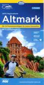 : ADFC Regionalkarte Altmark, 1:75.000, mit Tagestourenvorschlägen, reiß- und wetterfest, E-Bike-geeignet, mit Knotenpunkten, GPS-Tracks Download, Div.