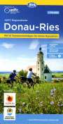 : ADFC-Regionalkarte Donau-Ries, 1:50.000, mit Tagestourenvorschlägen, reiß- und wetterfest, E-Bike-geeignet, GPS-Tracks Download, Div.