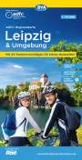 : ADFC-Regionalkarte Leipzig und Umgebung, 1:75.000, mit Tagestourenvorschlägen, reiß- und wetterfest, E-Bike-geeignet, GPS-Tracks Download, KRT