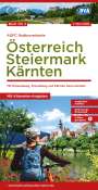 : ADFC-Radtourenkarte ÖS3 Österreich Steiermark Kärnten 1:150:000, reiß- und wetterfest, E-Bike geeignet, GPS-Tracks Download, mit Bett+Bike Symbolen, mit Kilometer-Angaben, KRT