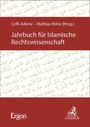 Çefli Ademi – Mathias Rohe (Hrsg.), Jahrbuch für Islamische Rechtswissenschaft. Hintergrund mit arabischem Text. Logos von Ergon und C.H.Beck.