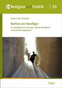 Titel: Nathan als Hassfigur. Thema: Rezeption von Lessings Werk. Grünes Logo, dynamisches, verwaschenes Bildmotiv.