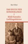 Titel: "DAS BUCH DER SONDERLINGE I Kôdô Sawakis Lieblingslektüre". Unten sitzende Männer in traditioneller Kleidung.