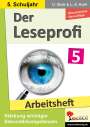 Ulrike Stolz: Der Leseprofi / Arbeitsheft - Fit durch Lesetraining / Klasse 5, Buch