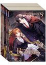 Bände 1-5 der Buchreihe "How to Use a Returner", bunte Manga-Cover mit Charakteren in fantasievollen Kostümen.