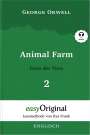 George Orwell: Animal Farm / Farm der Tiere - Teil 2 (Buch + MP3 Audio-CD) - Lesemethode von Ilya Frank - Zweisprachige Ausgabe Englisch-Deutsch, Buch