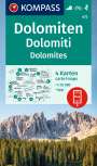 : KOMPASS Wanderkarten-Set 672 Dolomiten, Dolomiti, Dolomites (4 Karten) 1:35.000, KRT