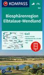 : KOMPASS Wanderkarte 862 Biosphärenregion Elbtalaue-Wendland 1:50.000, KRT