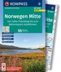 Wanderführer "Norwegen Mitte": 55 Touren von Fylke Trøndelag zum Nationalpark Jodalsbreen. Landschaft mit See und Blumen.