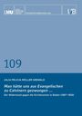 Titel: "Man hätte uns aus Evangelischen zu Calviner gezwungen …", Julia Felicia Müller-Seewald. Dissertation, LMU.