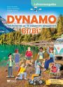 Lehrerausgabe, DYNAMO B1/B1+, fröhliche Kinder und Hund am See, Berge im Hintergrund, bunter Van.