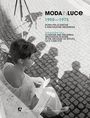 MODA IN LUCE 1955—1975, ROMA FRA GLAMOUR E INNOVAZIONE INDUSTRIALE. Schwarz-Weiß-Foto einer Frau mit Schattenfiguren.