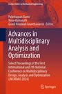Vor rotem Hintergrund steht in weißem Text: "Advances in Multidisciplinary Analysis and Optimization". Unten rechts ist ein Logo.