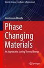 "Phase Changing Materials: An Approach to Storing Thermal Energy." Rote und blaue abstrakte Grafiken mit Springer-Logo.