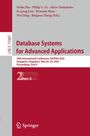 Titel: "Database Systems for Advanced Applications". Konferenz: DASFAA 2025 in Singapur. Teil II. Springer-Logo unten.