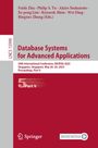 "Database Systems for Advanced Applications," Konferenz DASFAA 2025. Grauer und roter Hintergrund, Logos unten.
