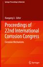 Titel: "Proceedings of 22nd International Corrosion Congress: Corrosion Mechanisms". Rotes Design mit Springer-Logo.