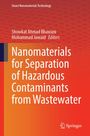 „Nanomaterials for Separation of Hazardous Contaminants from Wastewater“. Orange Hintergrund mit Wabenmuster.