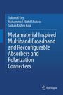 Blauer Hintergrund, Buchtitel: "Metamaterial Inspired Multiband Broadband..." Autoren: Sukomal Dey, Mohammad Abdul Shukoor.