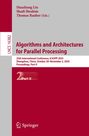 "Algorithms and Architectures for Parallel Processing" in roter Schrift auf grauem Hintergrund, Konferenzdetails unten.