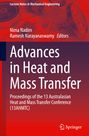 Advances in Heat and Mass Transfer, ein Buchcover in Rot und Violett mit Zahnrad-Grafiken und dem Springer-Logo.