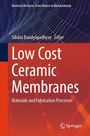 Titel: "Low Cost Ceramic Membranes". Autor: Sibdas Bandyopadhyay. Hintergrund mit Linienmuster. Springer-Logo.