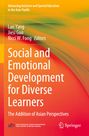 Orange Hintergrund mit grün-gelben Linien. Text: "Social and Emotional Development for Diverse Learners." Springer-Logo.