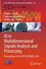 "AI in Multidimensional Signals Analysis and Processing" - Tagungsband. Illustration mit technischen Bildern und Logos.