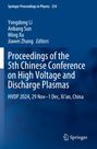 Proceedings of the 5th Chinese Conference on High Voltage and Discharge Plasmas, Buch