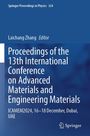 "Proceedings of the 13th International Conference on Advanced Materials and Engineering Materials. Springer-Buchcover in Blau."