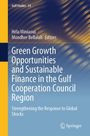 "Green Growth Opportunities" steht in großen Buchstaben. Es ist ein blauer Hintergrund mit gelben Akzenten. Links steht "Gulf Studies 24".