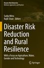 Titel: Disaster Risk Reduction and Rural Resilience. Autoren: Sudip Mitra, Rajib Shaw. Oben: Landschaftsbild. 