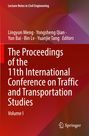 Text "Lecture Notes in Civil Engineering". Titel: "The Proceedings of the 11th International Conference..." mit rotem Hintergrund.