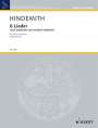 Paul Hindemith: 6 Lieder, Noten