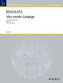 Johannes Brahms: Vier ernste Gesänge op. 121, Noten