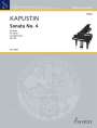 Nikolai Kapustin: Sonata No. 4 op. 60 (1991), Noten