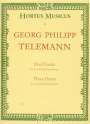 Georg Philipp Telemann: Drei Duette für zwei Melodiein, Noten