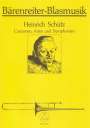 Heinrich Schütz: Canzonen, Arien und Symphonien, Noten