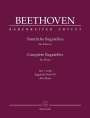 Ludwig van Beethoven: Sämtliche Bagatellen für Klavier (mit Bagatelle WoO 59 "Für Elise"), Buch
