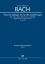 J. S. Bach: Was mir behagt, ist nur die muntre Jagd (Klavierauszug), Buch