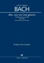 Johann Sebastian Bach: Alles, was Gott geboren (Klavierauszug), Buch