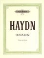 Joseph Haydn: Sonaten für Violine und Klavier, Noten