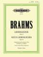 Johannes Brahms: Liebeslieder / Neue Liebeslieder op. 52 / 65, Buch