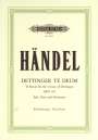 Georg Friedrich Händel: Dettingen Te Deum Hwv 283 (Vocal Score), Noten
