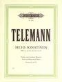Georg Philipp Telemann: 6 Sonatinen, Noten