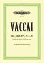 Nicola Vaccai: Metodo pratico di Canto Italiano, Noten