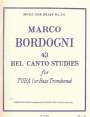 Bordogni: 43 Bel Canto Studies, Noten